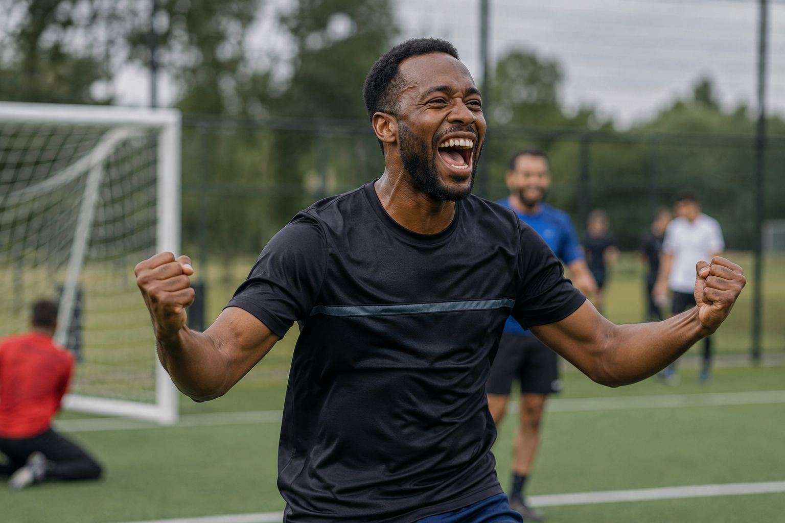 Man scored goal